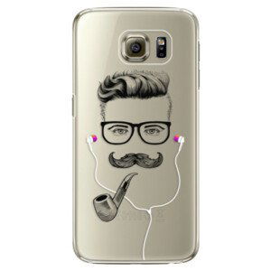 Plastové puzdro iSaprio - Man With Headphones 01 - Samsung Galaxy S6 Edge