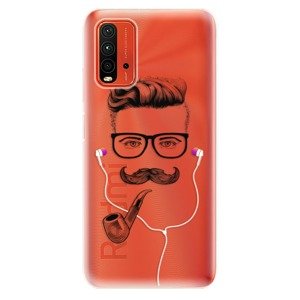 Odolné silikónové puzdro iSaprio - Man With Headphones 01 - Xiaomi Redmi 9T