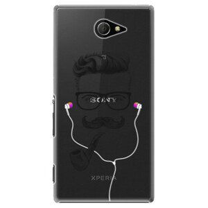 Plastové puzdro iSaprio - Man With Headphones 01 - Sony Xperia M2
