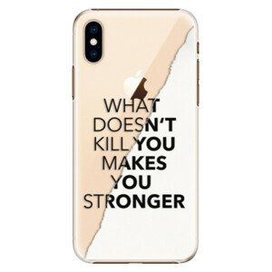 Plastové puzdro iSaprio - Makes You Stronger - iPhone XS