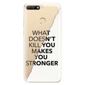 Odolné silikónové puzdro iSaprio - Makes You Stronger - Huawei Y6 Prime 2018