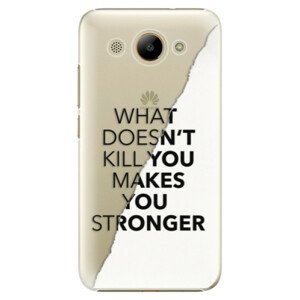 Plastové puzdro iSaprio - Makes You Stronger - Huawei Y3 2017