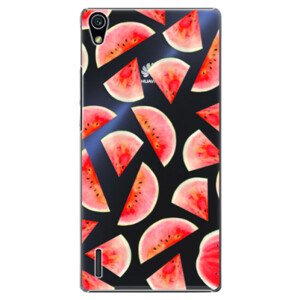 Plastové puzdro iSaprio - Melon Pattern 02 - Huawei Ascend P7