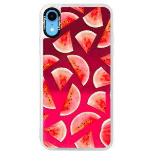 Neónové púzdro Pink iSaprio - Melon Pattern 02 - iPhone XR