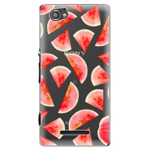 Plastové puzdro iSaprio - Melon Pattern 02 - Sony Xperia M