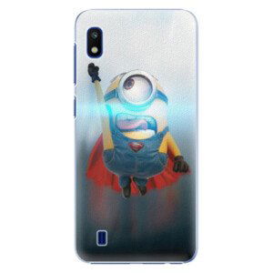 Plastové puzdro iSaprio - Mimons Superman 02 - Samsung Galaxy A10