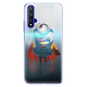 Plastové puzdro iSaprio - Mimons Superman 02 - Huawei Honor 20