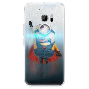 Plastové puzdro iSaprio - Mimons Superman 02 - HTC 10