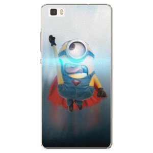 Plastové puzdro iSaprio - Mimons Superman 02 - Huawei Ascend P8 Lite