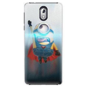 Plastové puzdro iSaprio - Mimons Superman 02 - Nokia 3.1