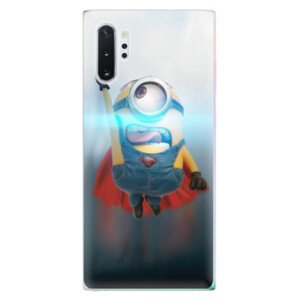 Odolné silikónové puzdro iSaprio - Mimons Superman 02 - Samsung Galaxy Note 10+