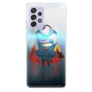 Odolné silikónové puzdro iSaprio - Mimons Superman 02 - Samsung Galaxy A52/A52 5G