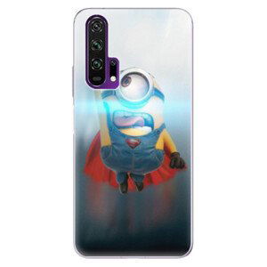 Odolné silikónové puzdro iSaprio - Mimons Superman 02 - Honor 20 Pro