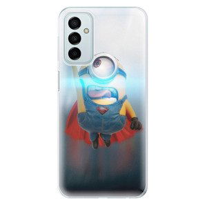 Odolné silikónové puzdro iSaprio - Mimons Superman 02 - Samsung Galaxy M23 5G