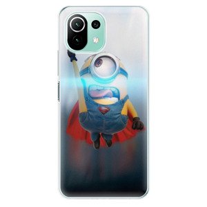 Odolné silikónové puzdro iSaprio - Mimons Superman 02 - Xiaomi Mi 11 Lite