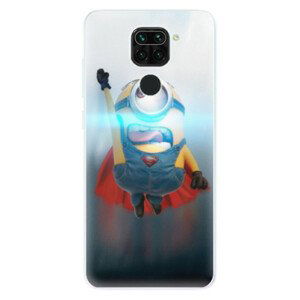 Odolné silikónové puzdro iSaprio - Mimons Superman 02 - Xiaomi Redmi Note 9