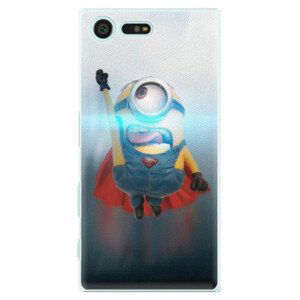 Plastové puzdro iSaprio - Mimons Superman 02 - Sony Xperia X Compact