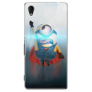 Plastové puzdro iSaprio - Mimons Superman 02 - Sony Xperia M4