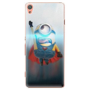 Plastové puzdro iSaprio - Mimons Superman 02 - Sony Xperia XA