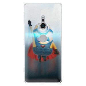 Plastové puzdro iSaprio - Mimons Superman 02 - Sony Xperia XZ2