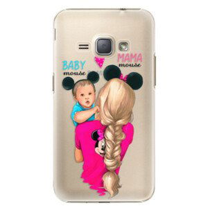 Plastové puzdro iSaprio - Mama Mouse Blonde and Boy - Samsung Galaxy J1 2016
