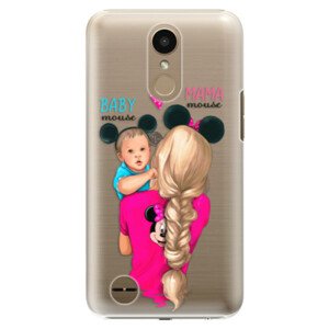 Plastové puzdro iSaprio - Mama Mouse Blonde and Boy - LG K10 2017