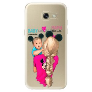 Odolné silikónové puzdro iSaprio - Mama Mouse Blonde and Boy - Samsung Galaxy A5 2017