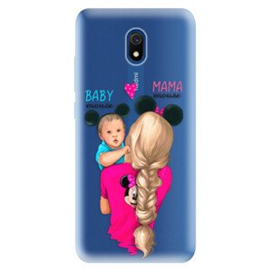 Odolné silikónové puzdro iSaprio - Mama Mouse Blonde and Boy - Xiaomi Redmi 8A