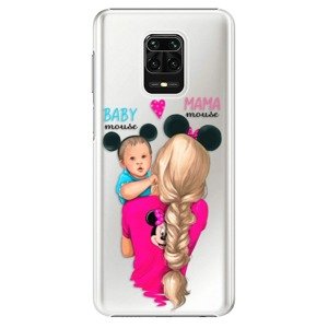 Plastové puzdro iSaprio - Mama Mouse Blonde and Boy - Xiaomi Redmi Note 9 Pro / Note 9S