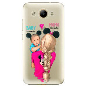 Plastové puzdro iSaprio - Mama Mouse Blonde and Boy - Huawei Y3 2017