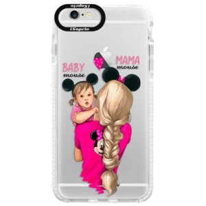 Silikónové púzdro Bumper iSaprio - Mama Mouse Blond and Girl - iPhone 6/6S