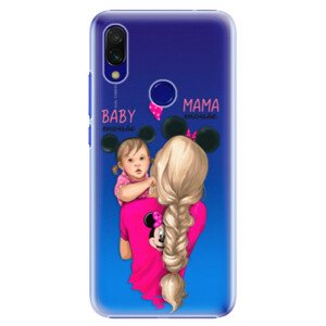 Plastové puzdro iSaprio - Mama Mouse Blond and Girl - Xiaomi Redmi 7