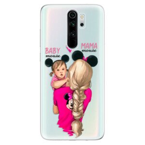 Odolné silikónové puzdro iSaprio - Mama Mouse Blond and Girl - Xiaomi Redmi Note 8 Pro