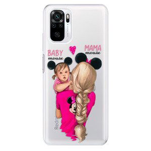 Odolné silikónové puzdro iSaprio - Mama Mouse Blond and Girl - Xiaomi Redmi Note 10 / Note 10S
