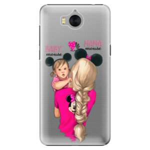 Plastové puzdro iSaprio - Mama Mouse Blond and Girl - Huawei Y5 2017 / Y6 2017