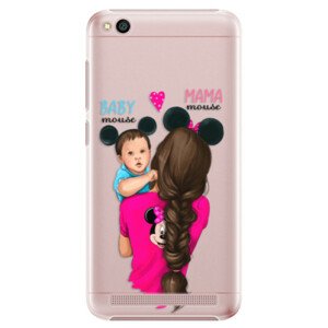 Plastové puzdro iSaprio - Mama Mouse Brunette and Boy - Xiaomi Redmi 5A