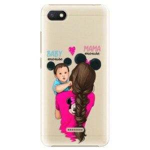 Plastové puzdro iSaprio - Mama Mouse Brunette and Boy - Xiaomi Redmi 6A