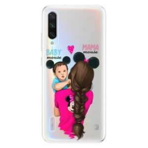 Odolné silikónové puzdro iSaprio - Mama Mouse Brunette and Boy - Xiaomi Mi A3