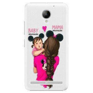 Plastové puzdro iSaprio - Mama Mouse Brunette and Girl - Lenovo C2