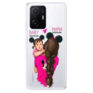 Odolné silikónové puzdro iSaprio - Mama Mouse Brunette and Girl - Xiaomi 11T / 11T Pro