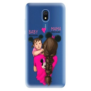 Odolné silikónové puzdro iSaprio - Mama Mouse Brunette and Girl - Xiaomi Redmi 8A