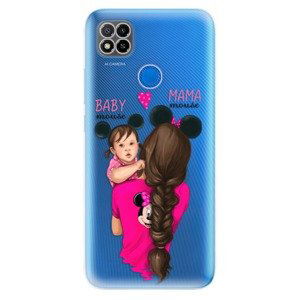 Odolné silikónové puzdro iSaprio - Mama Mouse Brunette and Girl - Xiaomi Redmi 9C