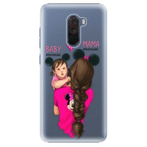 Plastové puzdro iSaprio - Mama Mouse Brunette and Girl - Xiaomi Pocophone F1