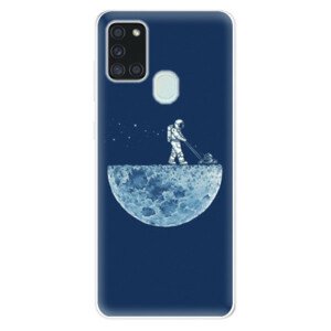 Odolné silikónové puzdro iSaprio - Moon 01 - Samsung Galaxy A21s