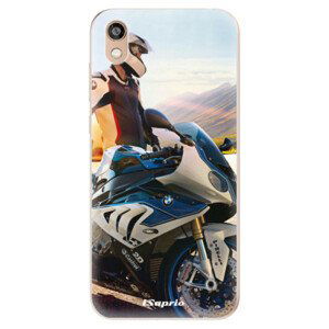 Odolné silikónové puzdro iSaprio - Motorcycle 10 - Huawei Honor 8S