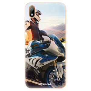 Odolné silikónové puzdro iSaprio - Motorcycle 10 - Huawei Y5 2019