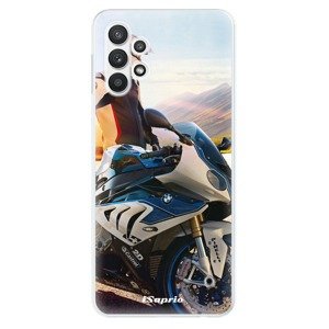 Odolné silikónové puzdro iSaprio - Motorcycle 10 - Samsung Galaxy A32