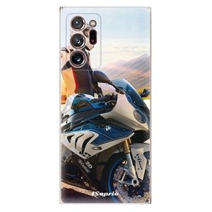 Odolné silikónové puzdro iSaprio - Motorcycle 10 - Samsung Galaxy Note 20 Ultra