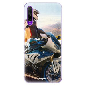 Odolné silikónové puzdro iSaprio - Motorcycle 10 - Honor 9X Pro