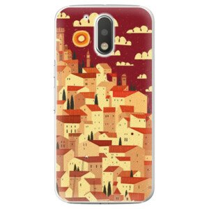 Plastové puzdro iSaprio - Mountain City - Lenovo Moto G4 / G4 Plus